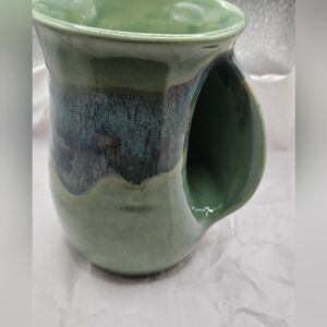 Neher Clay In Motion Mug with Right Handed Warming Handle Beautiful Design